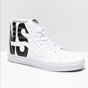VANS Sk8-hi Classic Tumble True White Black